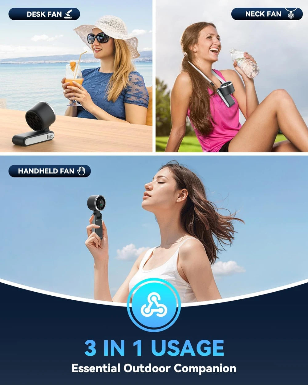 Portable Turbo Handheld Mini Fan
